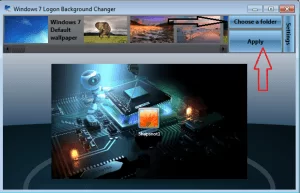 customise logon screen in windows
