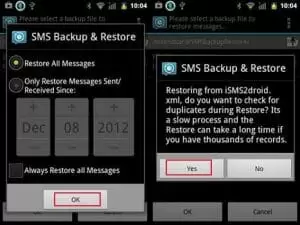 Transfer messages
