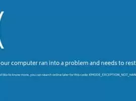 KMode Exception Not Handled Error