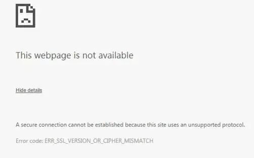 err_ssl_version_or_cipher_mismatch