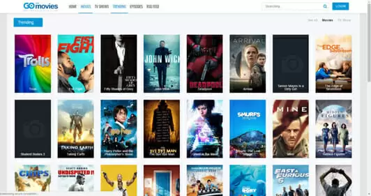 GOMOVIES.TO - User Interface