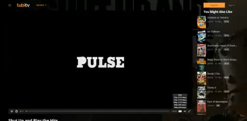 Tubi TV - User Interface