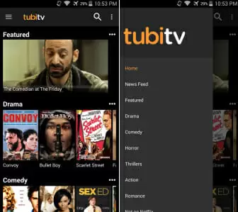 TUBI TV UI