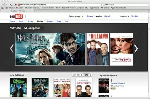 YouTube - User Interface