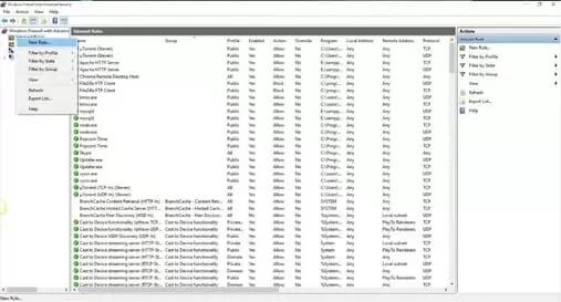 firewall rules