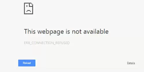 err_connection_refused