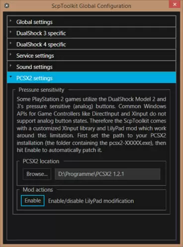 Using your PS3 Controller with PCSX2