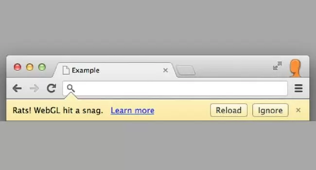 WebGL hit a snag