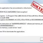 WoW Error #132