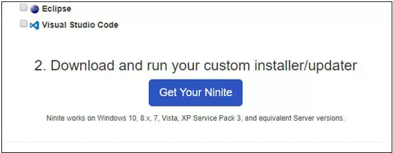 installing ninite