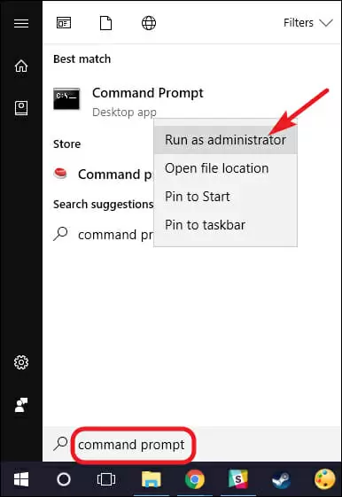 command prompt - run as administrator command prompt - run as administrator
