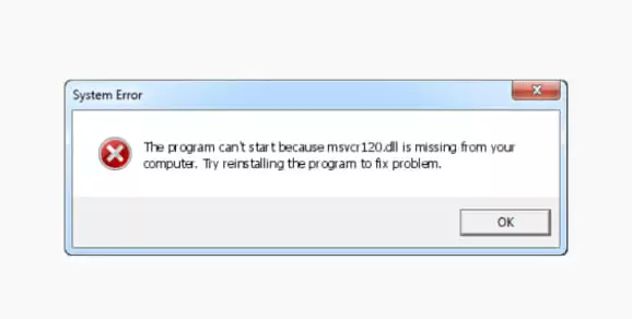 Msvcr120.dll is Missing