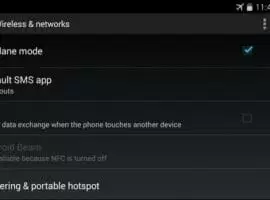 airplane mode