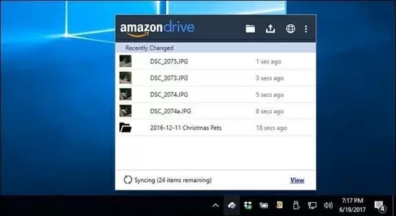 amazon drive syncing