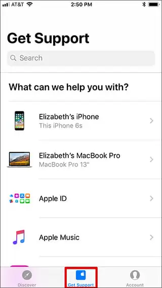 apple support 