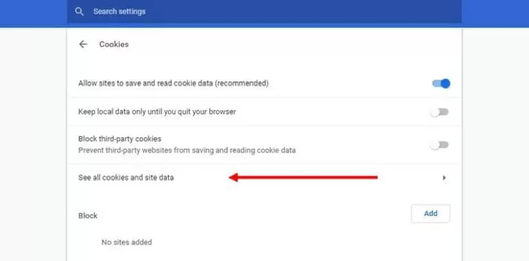 Deleting Website Cookies