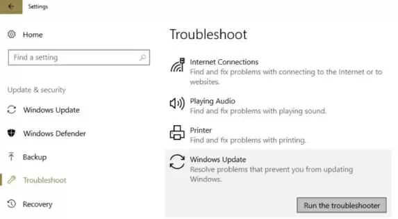 Windows Update Troubleshooter