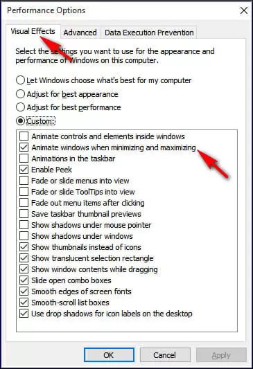 Performance Setting