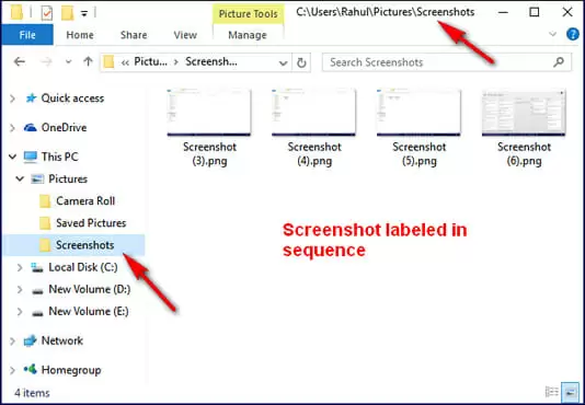 how to take screenshots in windows