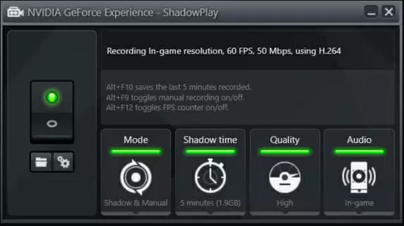 enabling shadowplayer