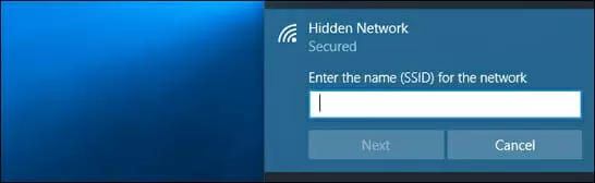 entering ssid network entering ssid network