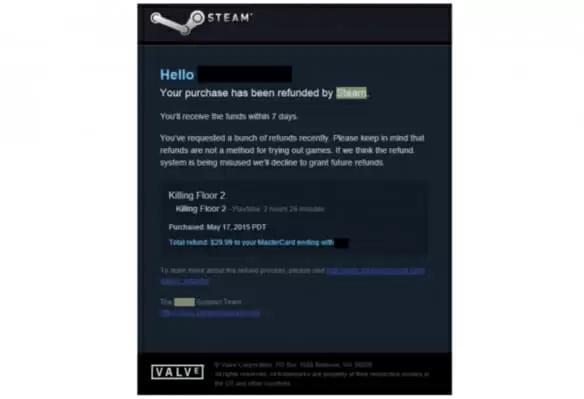 successful refund ticket