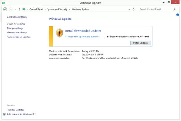 windows updates