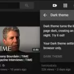 youtube dark mode