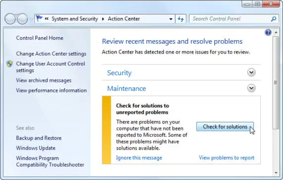 Windows - Action Center