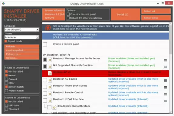 snappy driver installer