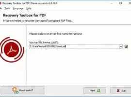 Repairing Corrupted PDF Document