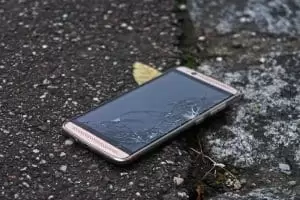 android cracked screen