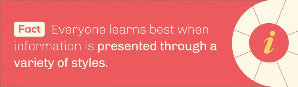 Visuals can easily beat text