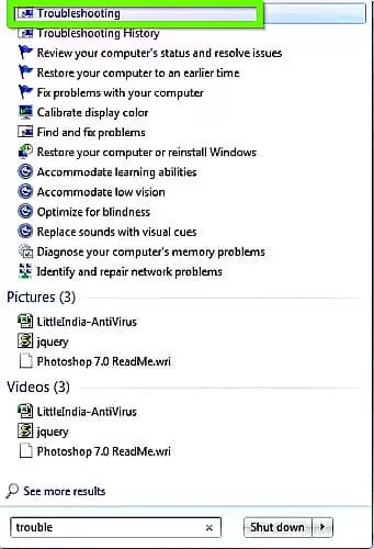 troubleshooting
