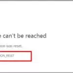 Err-Connection-Reset