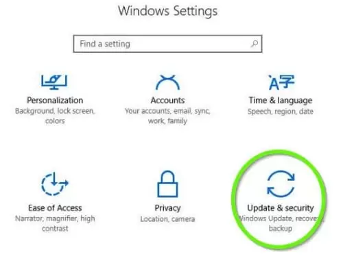 Click-on-Update-&-Security
