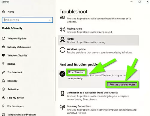 run-troubleshooter